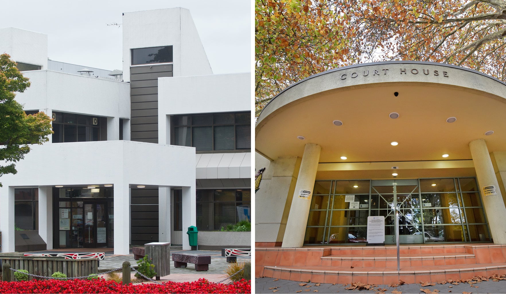 The Rotorua and Tauranga courthouses. Photo / NZME
