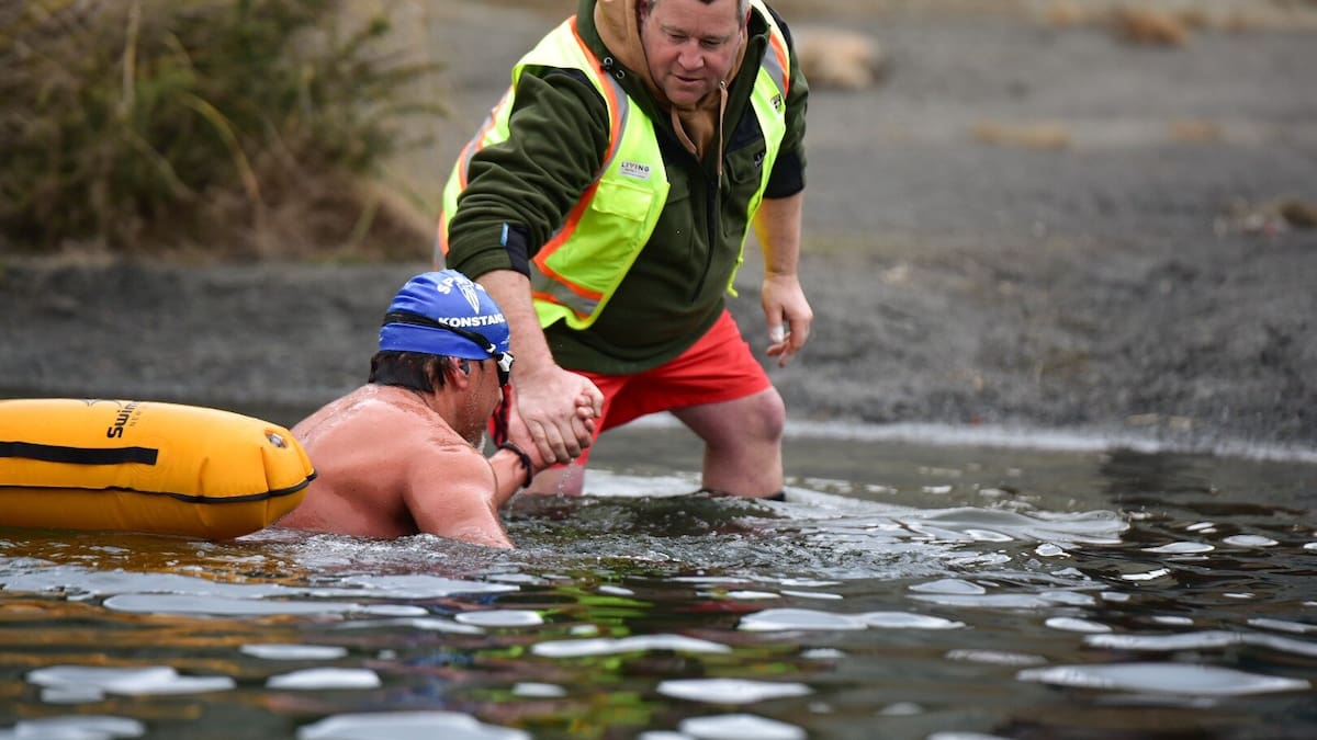 ‘Far out’: Napier ice swimmer’s intense sensation after pushing himself to new limit ‘Far out’: Napier ice swimmer’s intense sensation after pushing himself to new limit