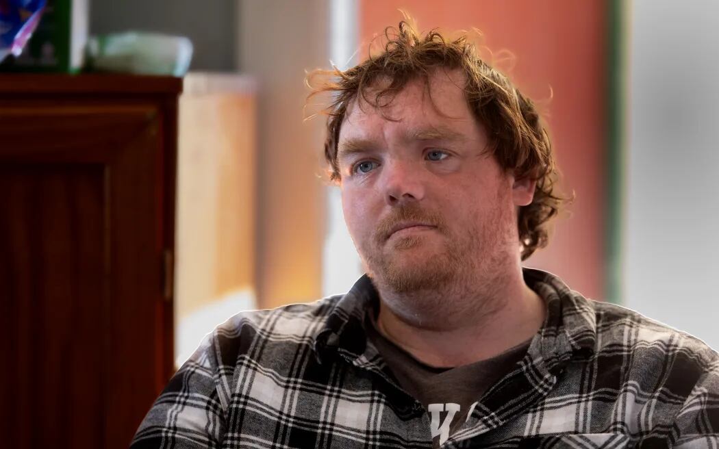 Kade Steffensen was hit by a truck while walking on Desert Rd. Photo / RNZ, Mark Papalii