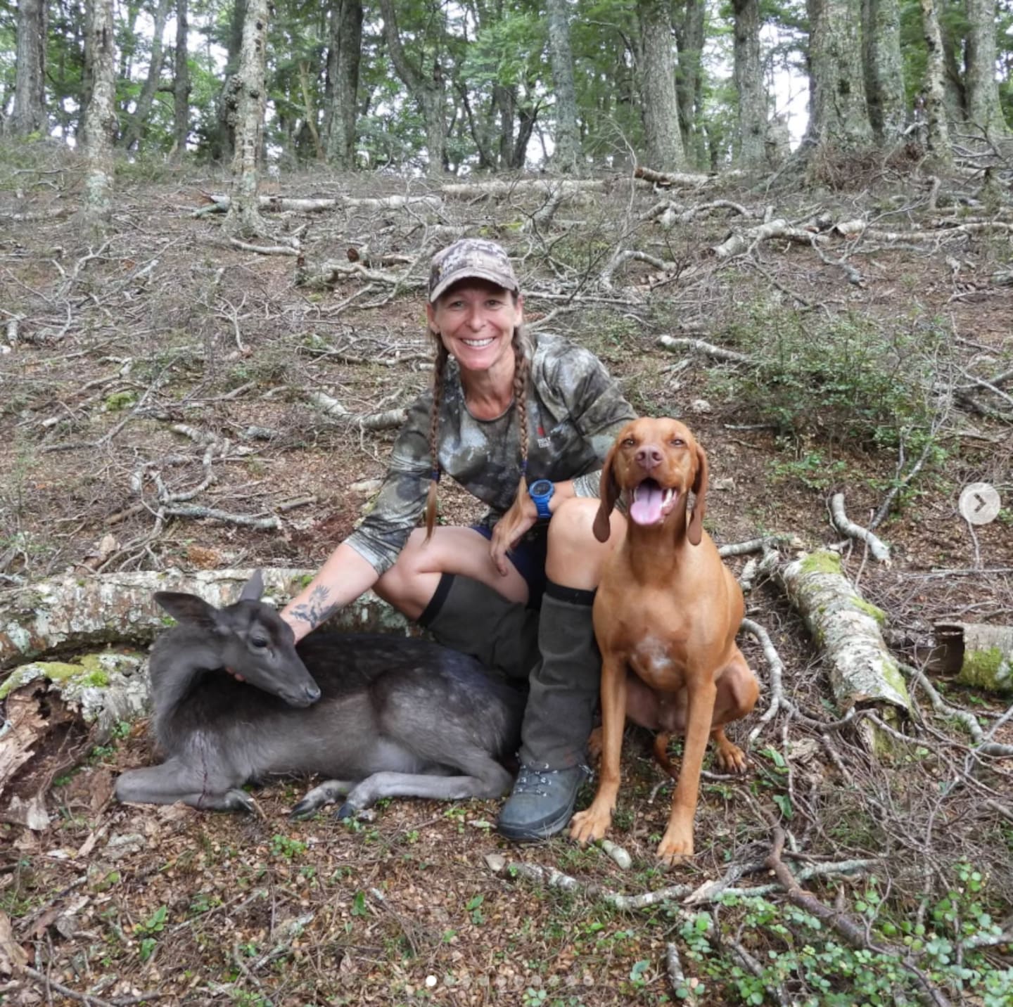 Kate Aynsley and her dog, Mia. Photo / Instagram