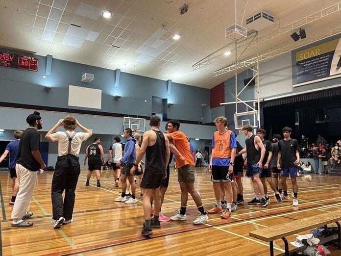  Bethlehem College students taking part in the challenge last year. Photo / Supplied
