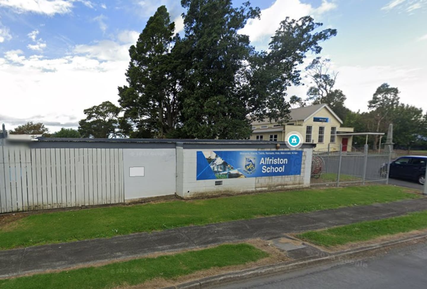 The transitional house was planned to be set up about 1.5km from Alfriston School in Takanini. Photo / Google Maps