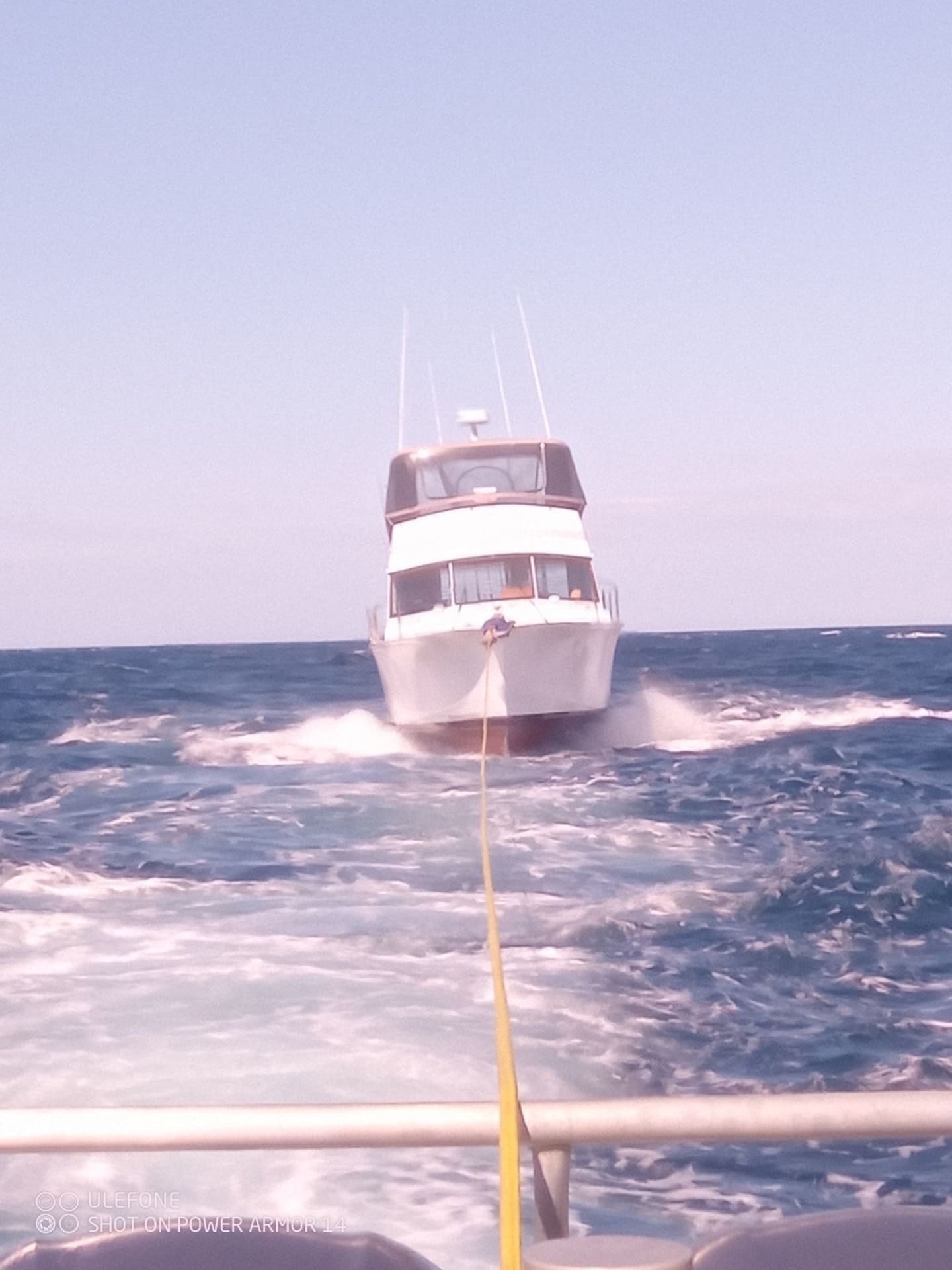 Coastguard Whangamatā were called to tow on vessel from the Aldermen Islands, about 20km off the coast of Tairua and Pāuanui, on Friday last week. The operation took about five hours.