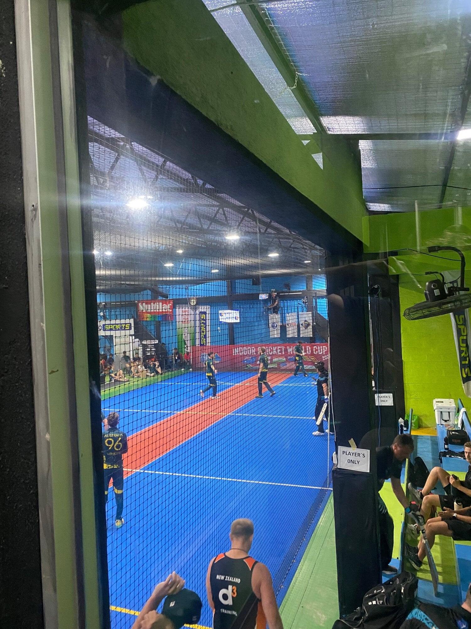  Action at the Indoor Cricket World Cup 2025 in Dubai.  Photo / Supplied