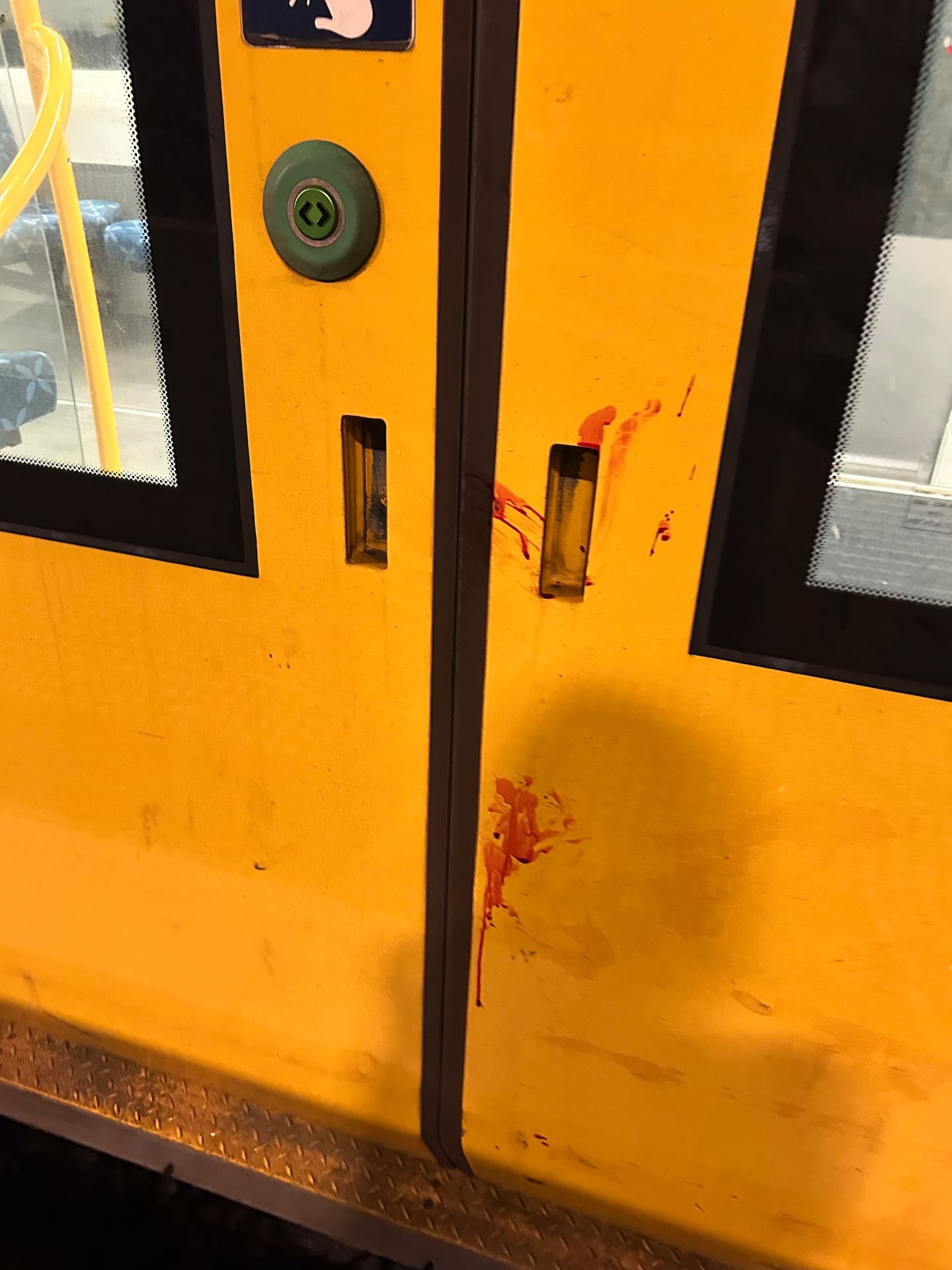 Three women and a man in their early 20s were left fearful of public transport after an unprovoked attack.