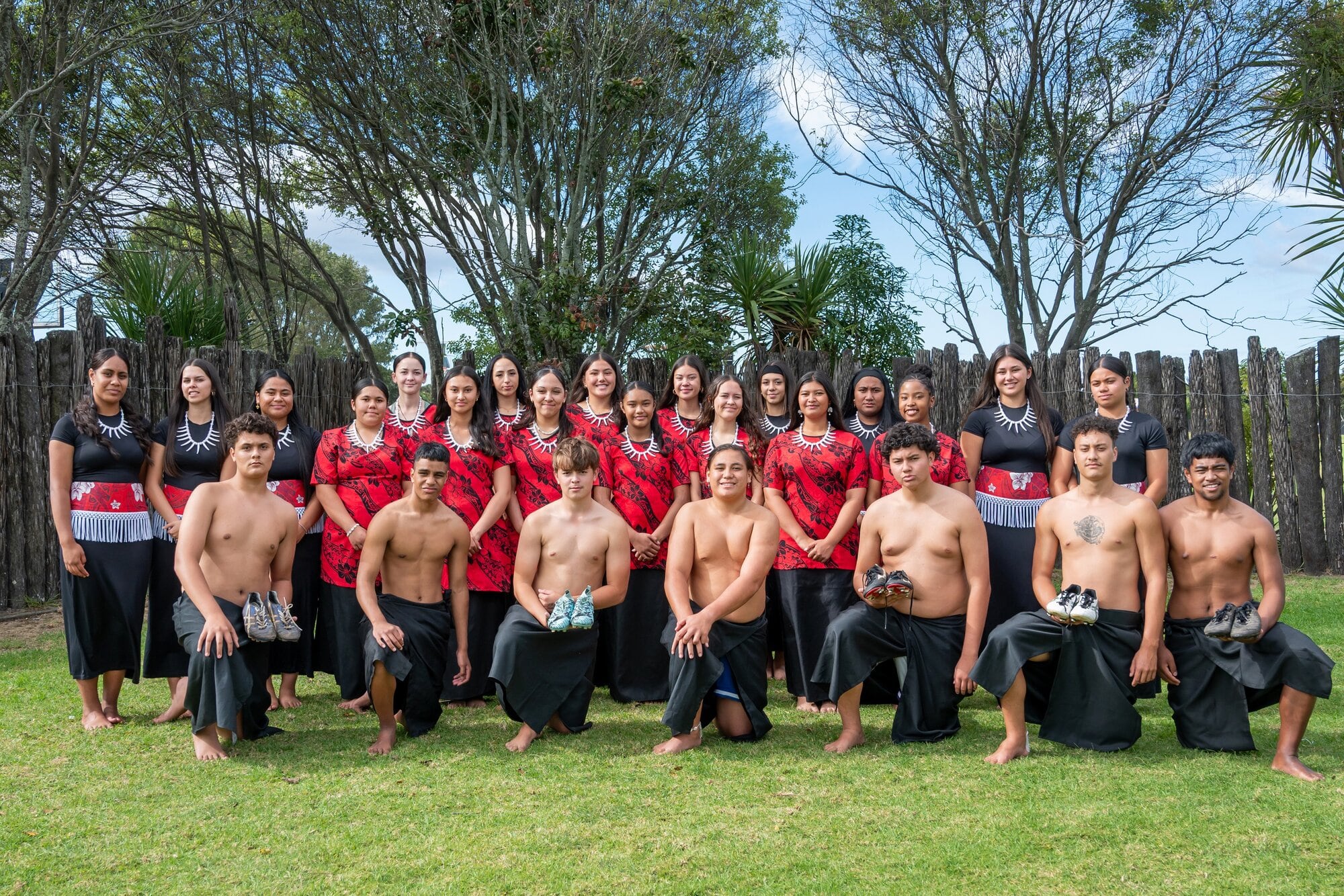  The Mount College 30-student group, who will head to Samoa in June. Photo / Supplied