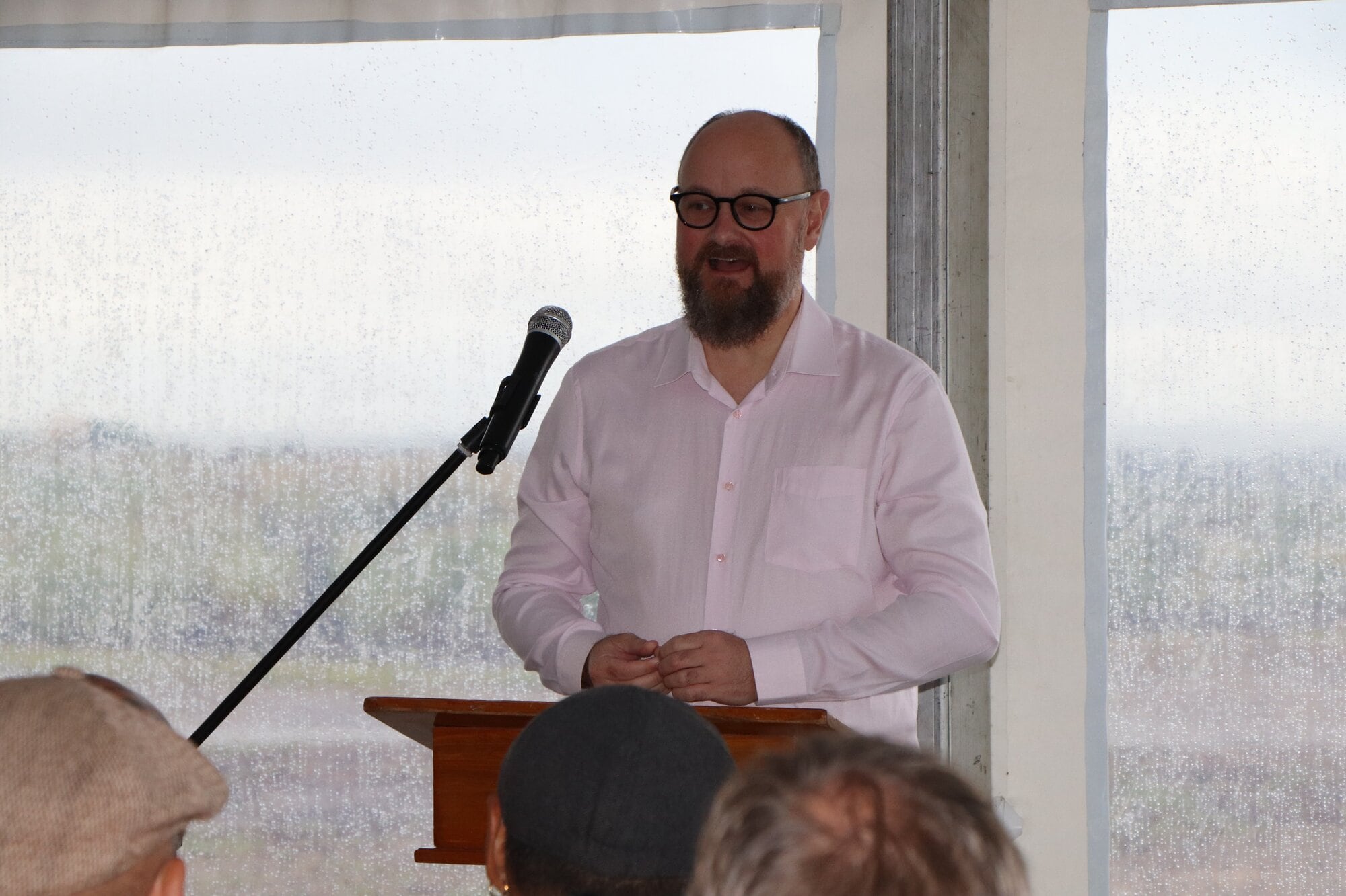 Pāpāmoa ward councillor Steve Morris at the opening ceremony of the Pāpāmoa East Interchange. Photo / Ayla Yeoman