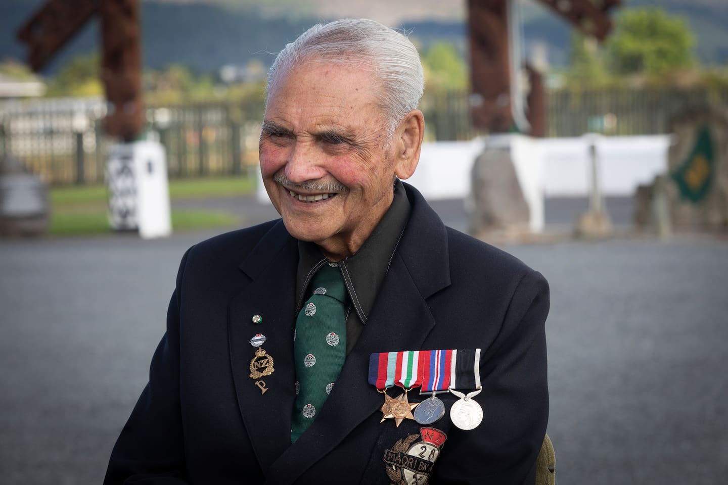 Sir Robert Gillies was the last remaining member of the Māori Battalion B-company. He died on November 7. Photo / Andrew Warner