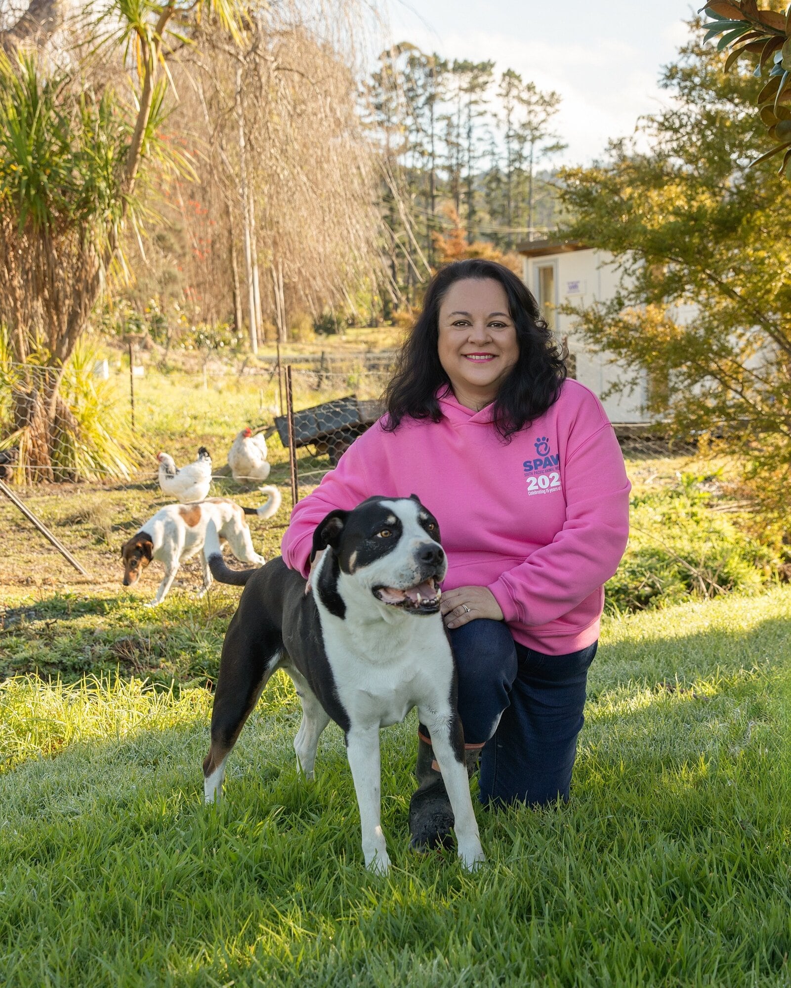 South Pacific Animal Welfare ( Spaw) founder Karen Schade.