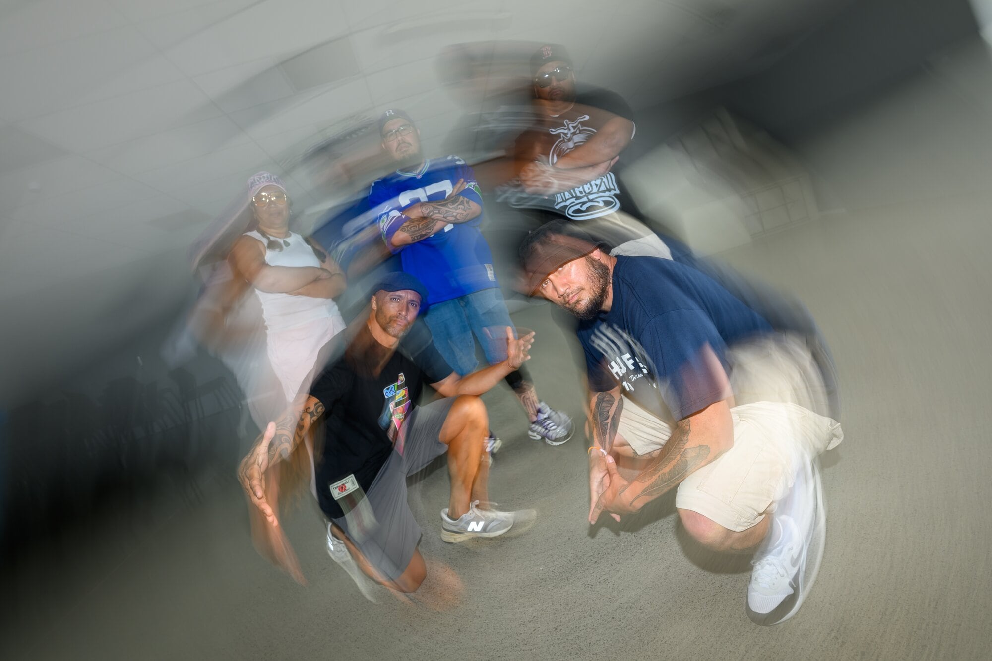  Whakamoeariki programme facilitators Ayesha Kee, Leigh Hawera, Nick Connal, Chris Watene and Grayson Walker. Photo / David Hall