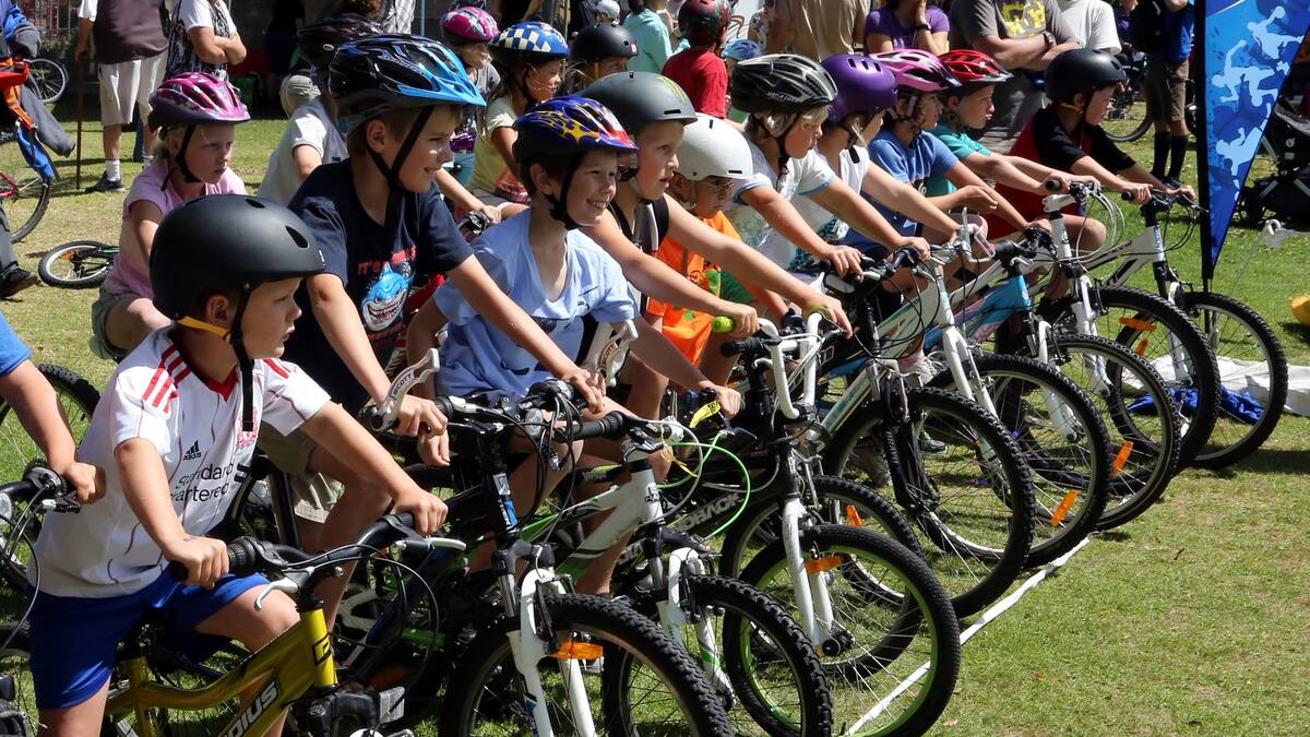 Kids' bike race teaches riding skills - NZ Herald