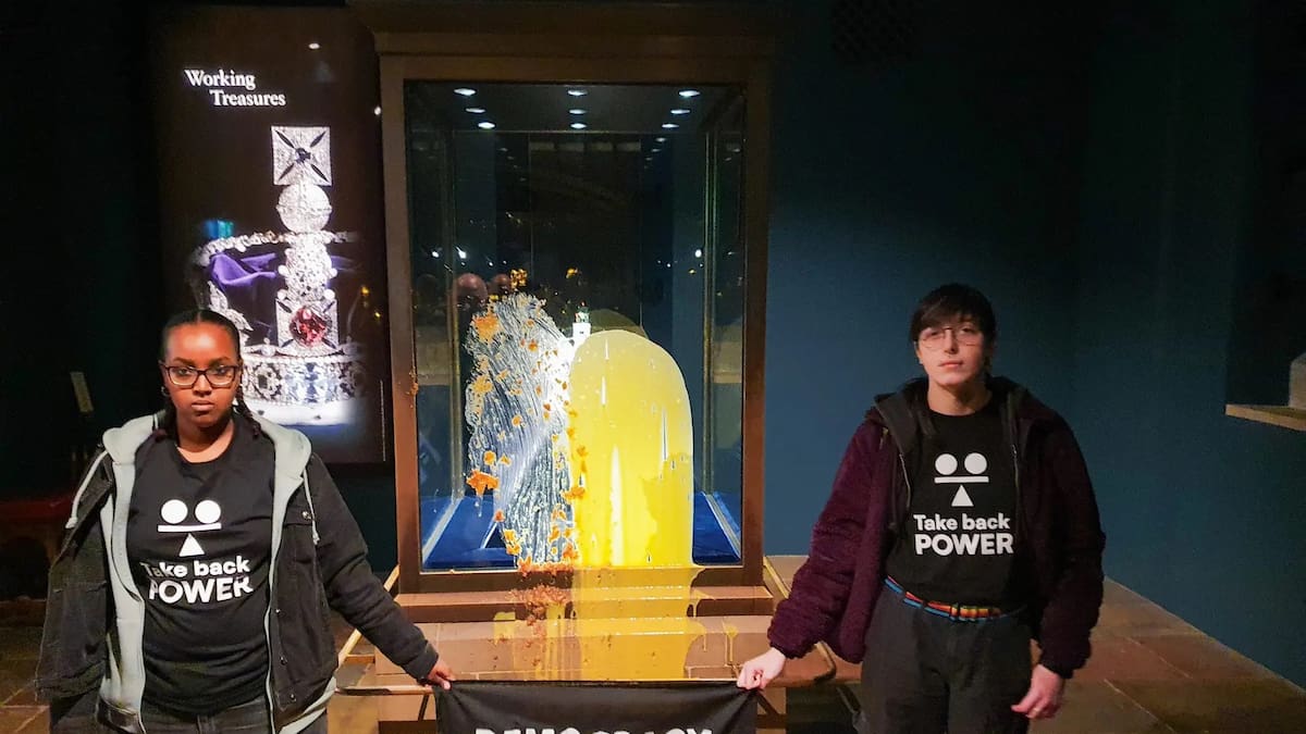 ‘I took an oath’: Holidaying Kiwi cop spoils custard protest targeting Crown Jewels in London ‘I took an oath’: Holidaying Kiwi cop spoils custard protest targeting Crown Jewels in London