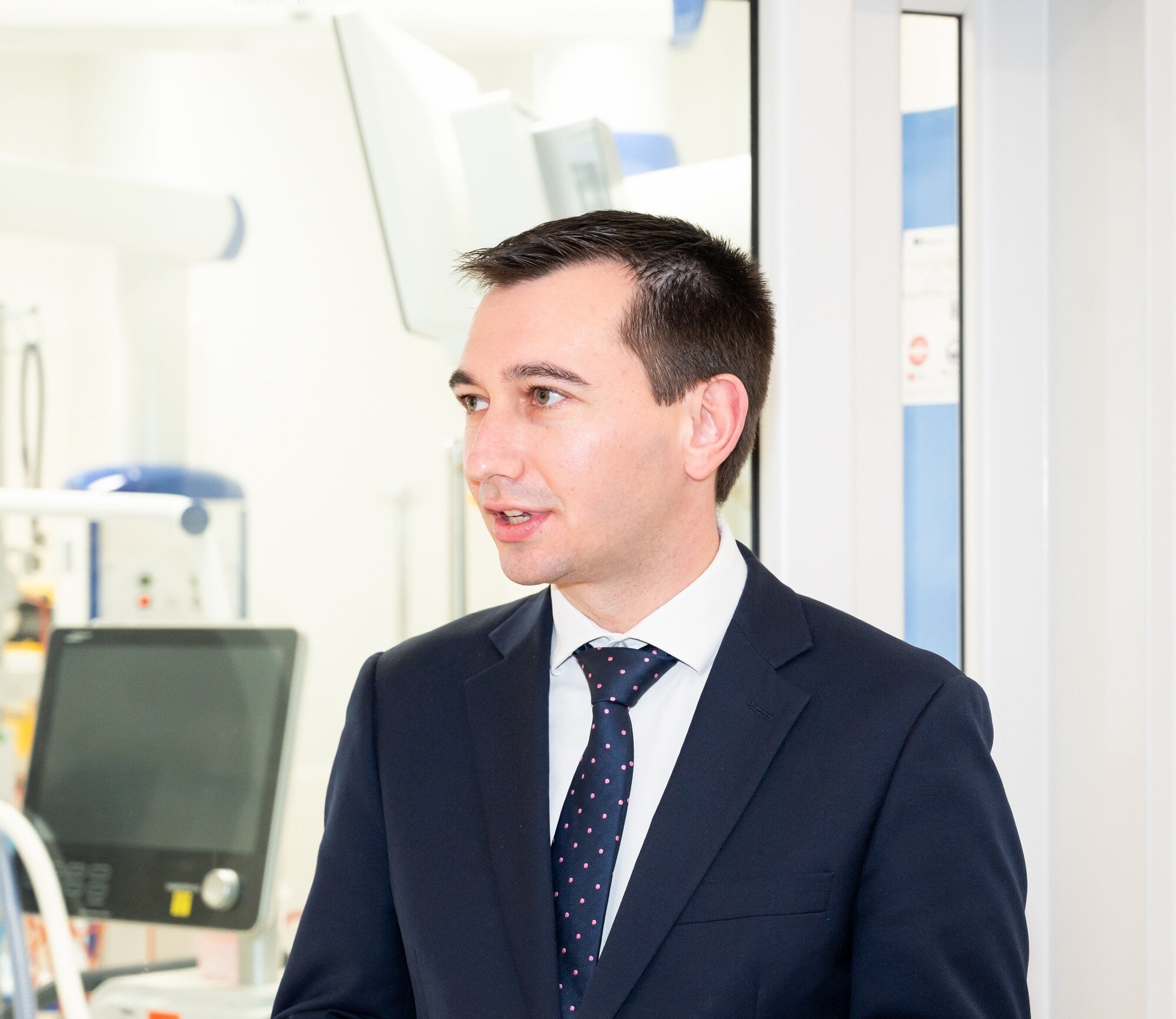 Health Minister Simeon Brown during the opening of the new ICU and HDU at Tauranga Hospital in August 2025. Photo / Brydie Thompson