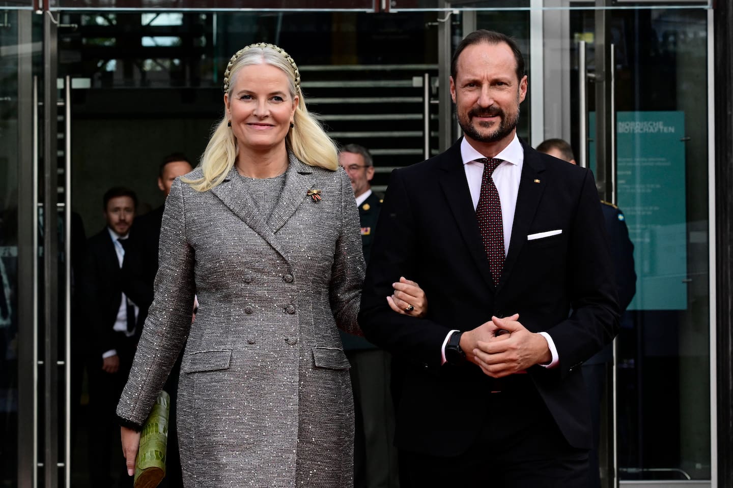 Crown Princess Mette-Marit and Crown Prince Haakon of Norway. Photo / John MacDougall, AFP