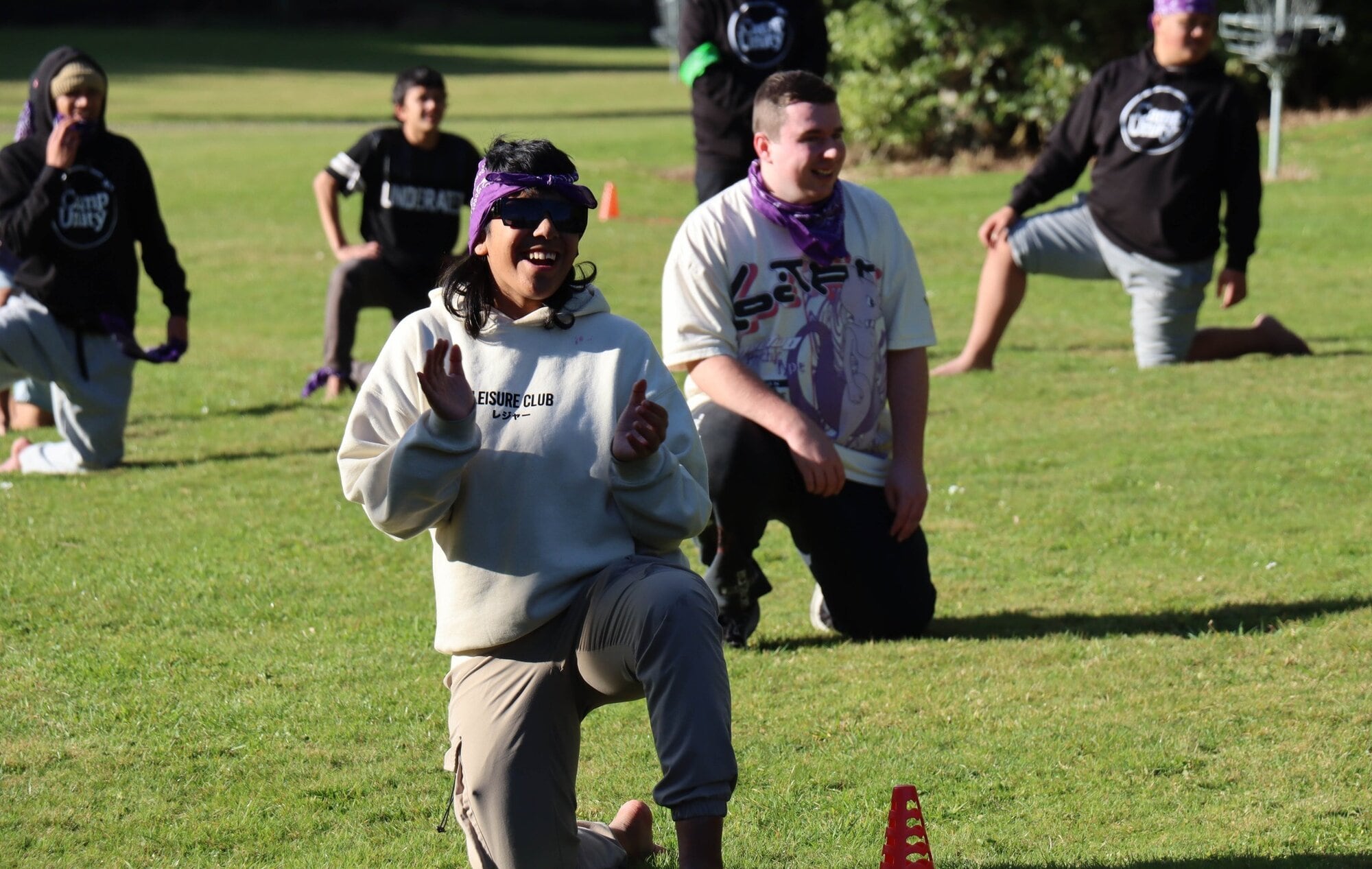  Young Carer Amaia at 15-years-old at camp 2024. Photo / supplied
