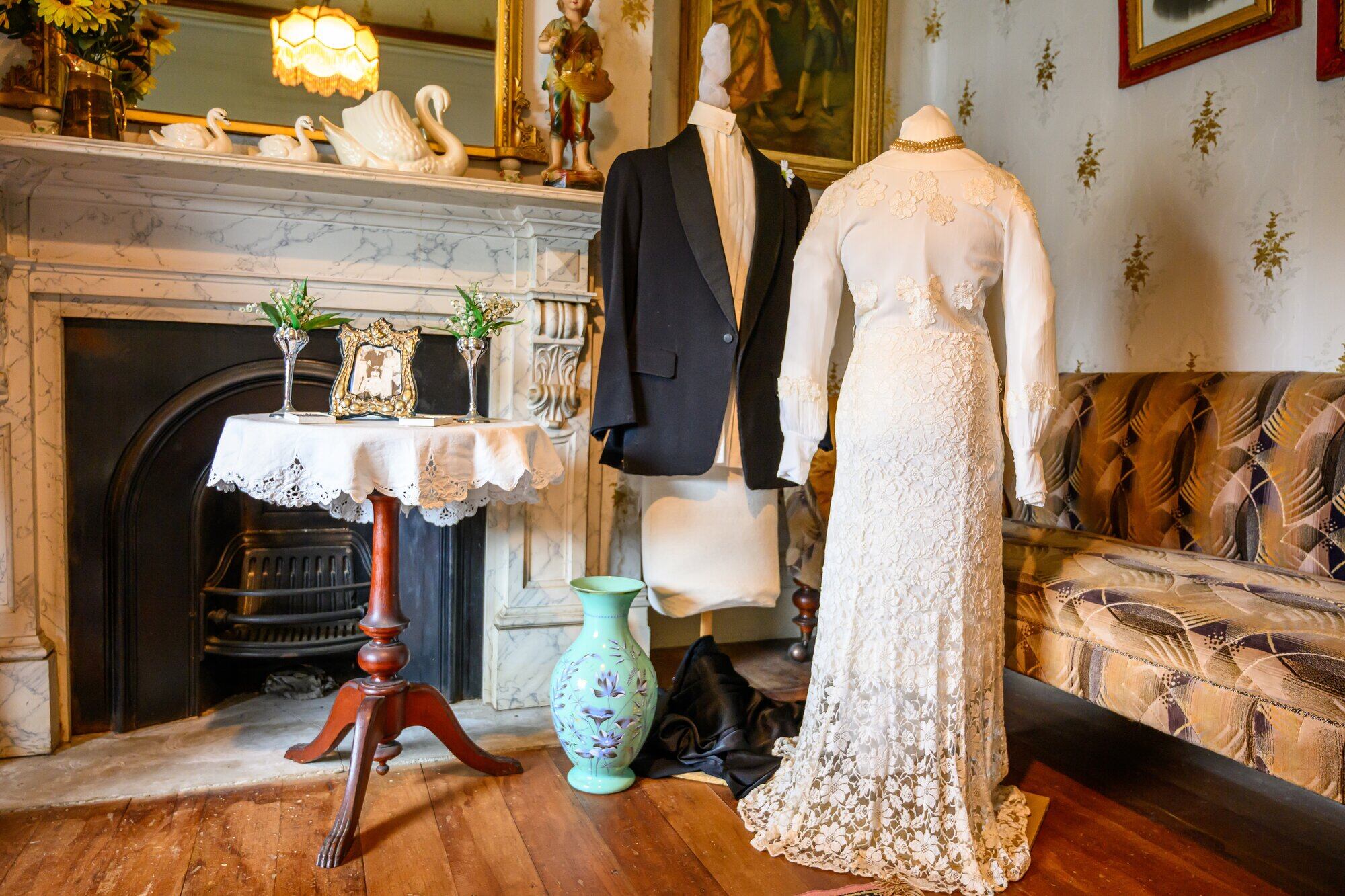  The wedding scene celebrating Elva Brain’s wedding to Willie Watkins.  Photo / David Hall