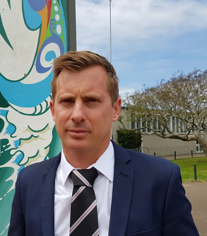 Mount Maunganui College principal Alastair Sinton. 