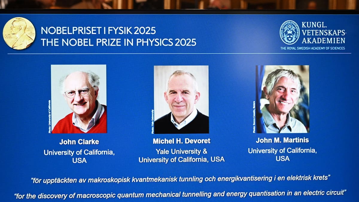 Quantum trio win Nobel for groundbreaking work Quantum trio win Nobel for groundbreaking work