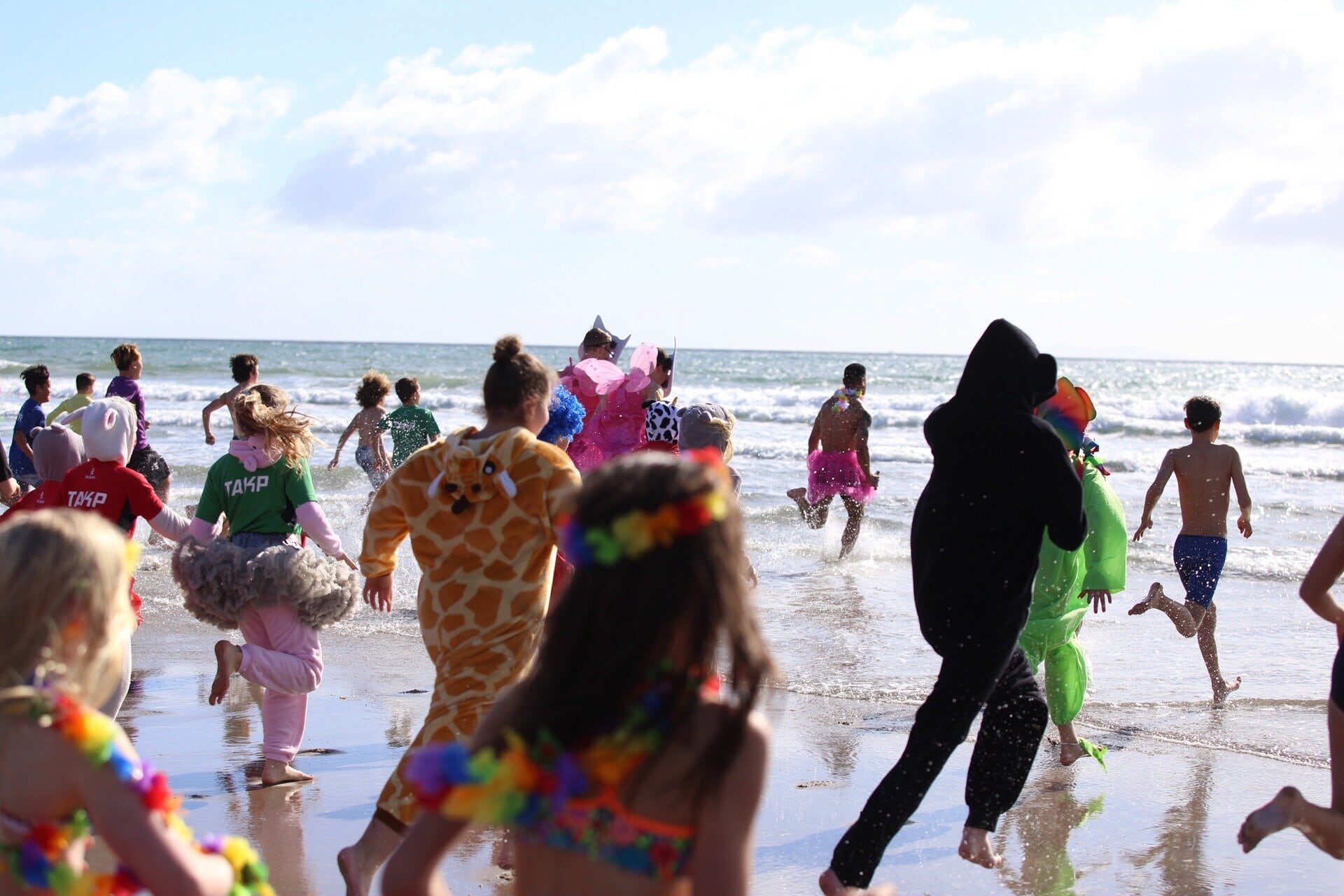 A previous Pāpāmoa Polar Plunge. Photo / Supplied