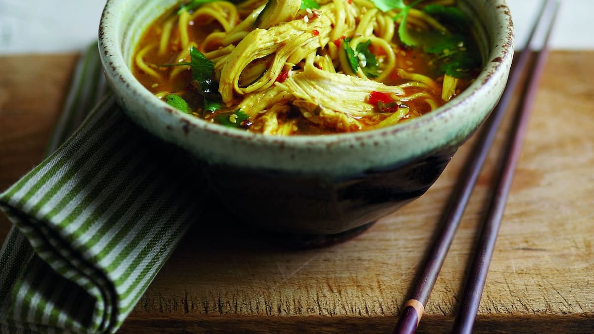 Leftover roast chicken noodle soup - NZ Herald