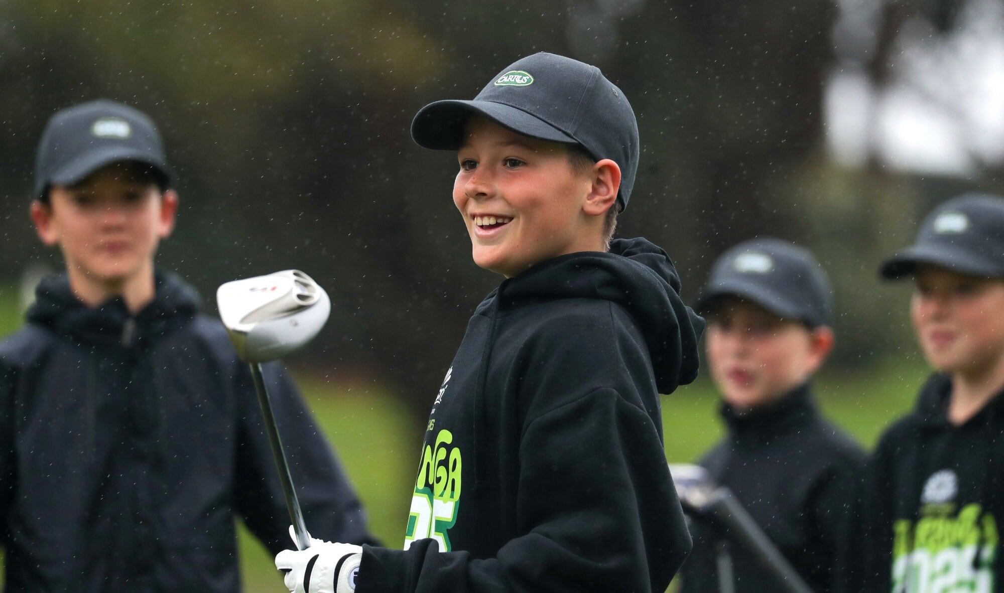 Barnaby Adams competed in his first-ever Carrus Junior Pro-Am tournament at Tauranga Golf Club. Photo / Zach Quin