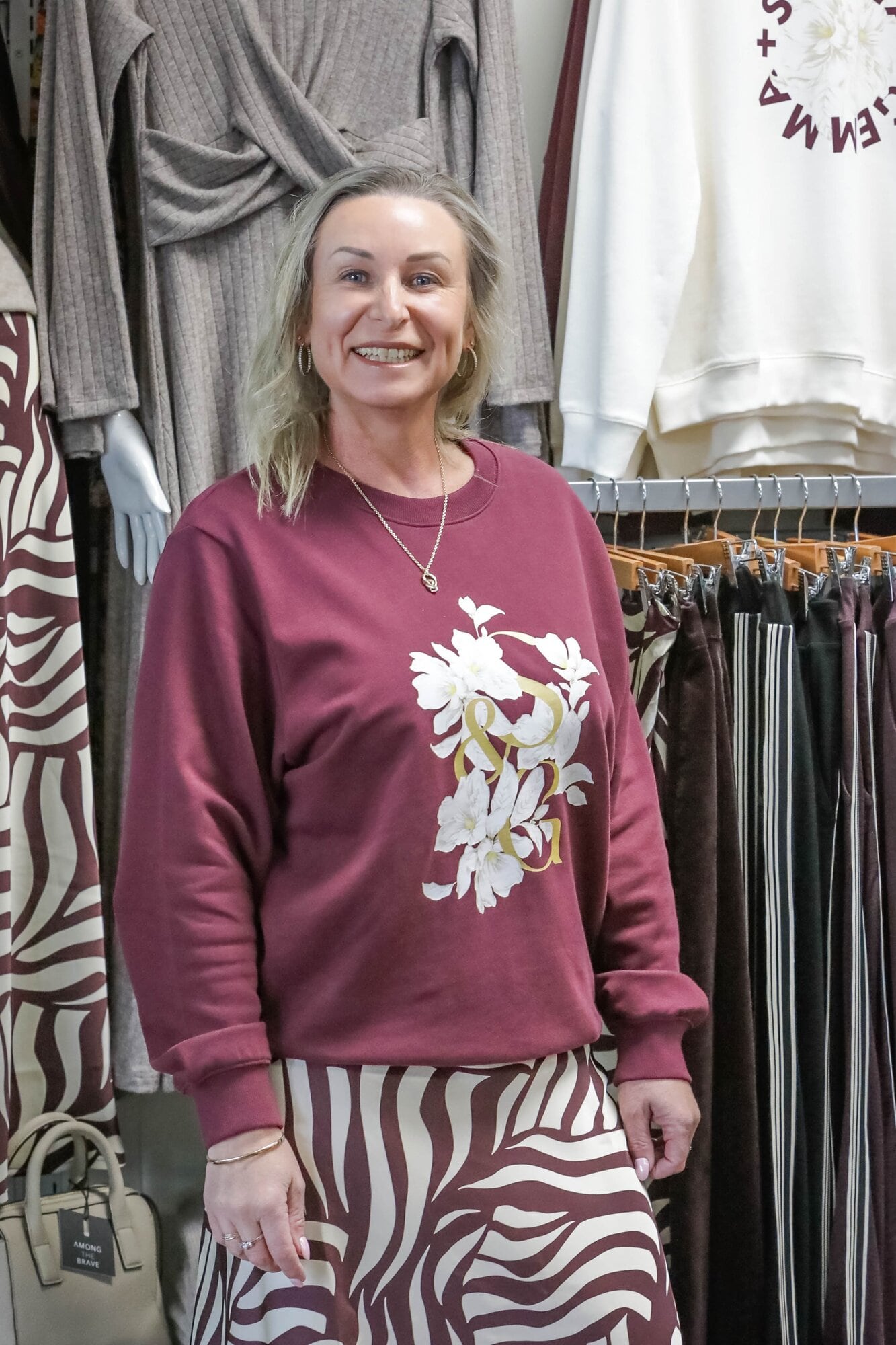  ReeStyle Clothing Boutique owner Maree Cooper is helping raise funds for a multi-purpose facility in Te Puke. Photo / Kelly O&rsquo;Hara