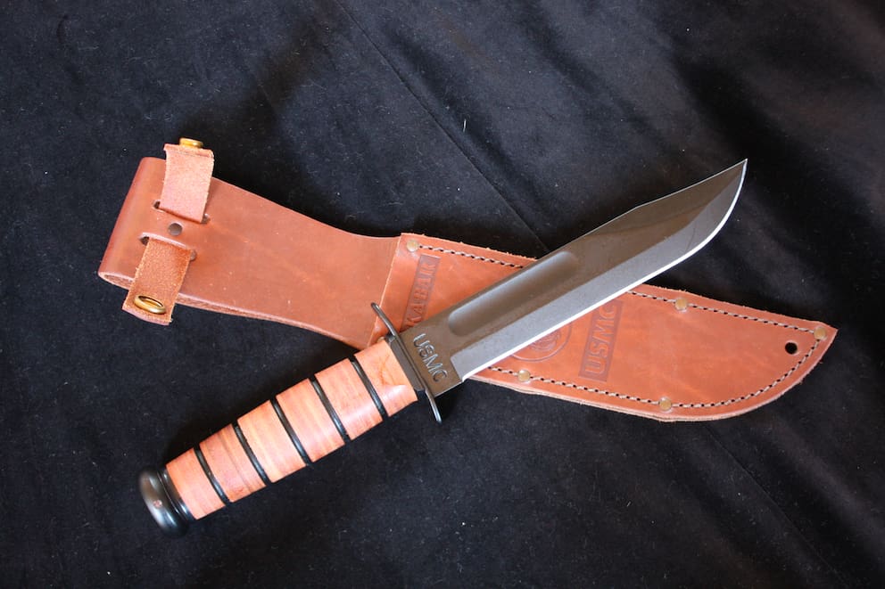 A Ka-Bar brand knife, which Kohberger likely used in the murder.
