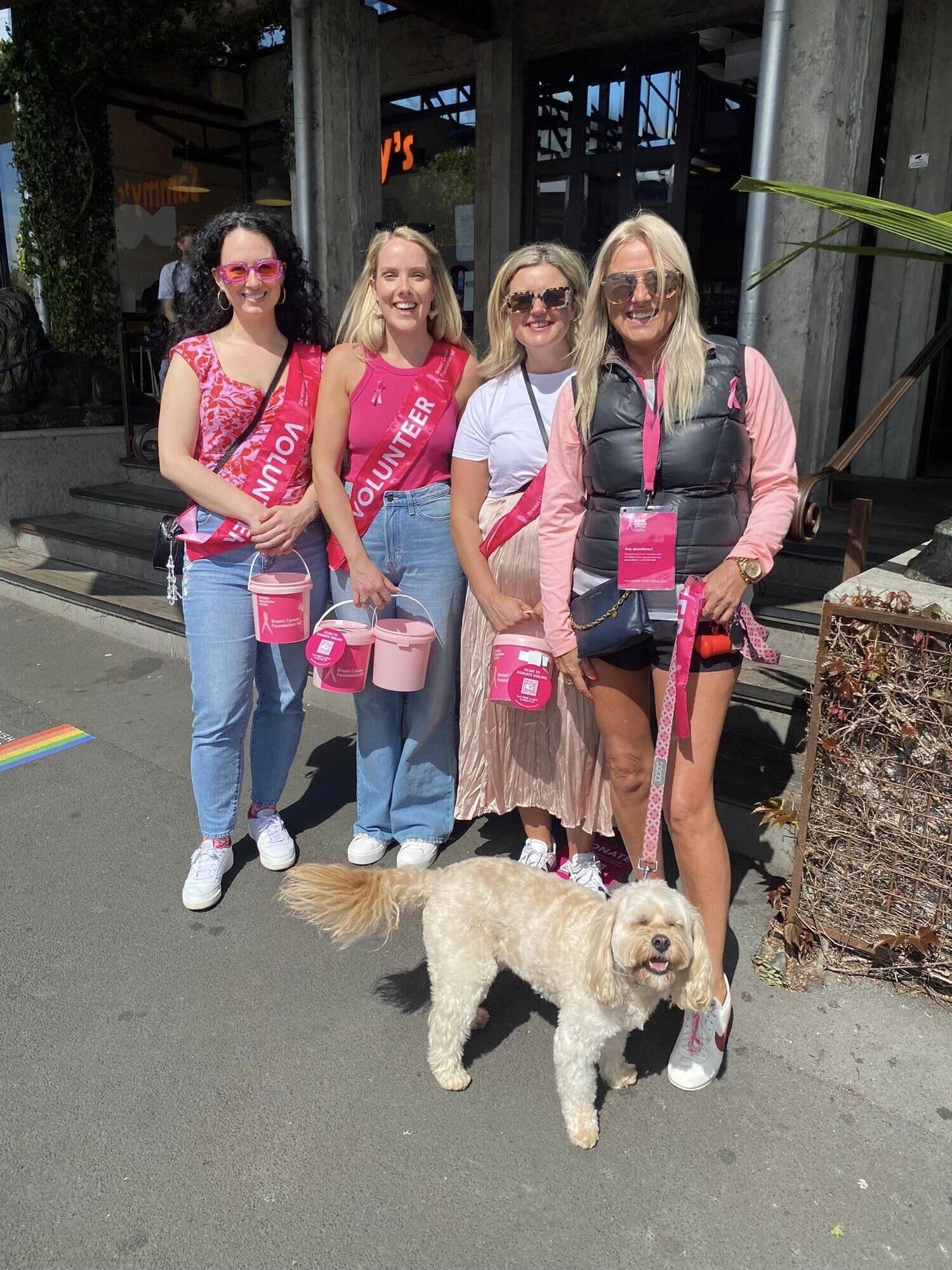 Passionate volunteers will hit the pavement for the Pink Ribbon Street Appeal. Photo / Supplied