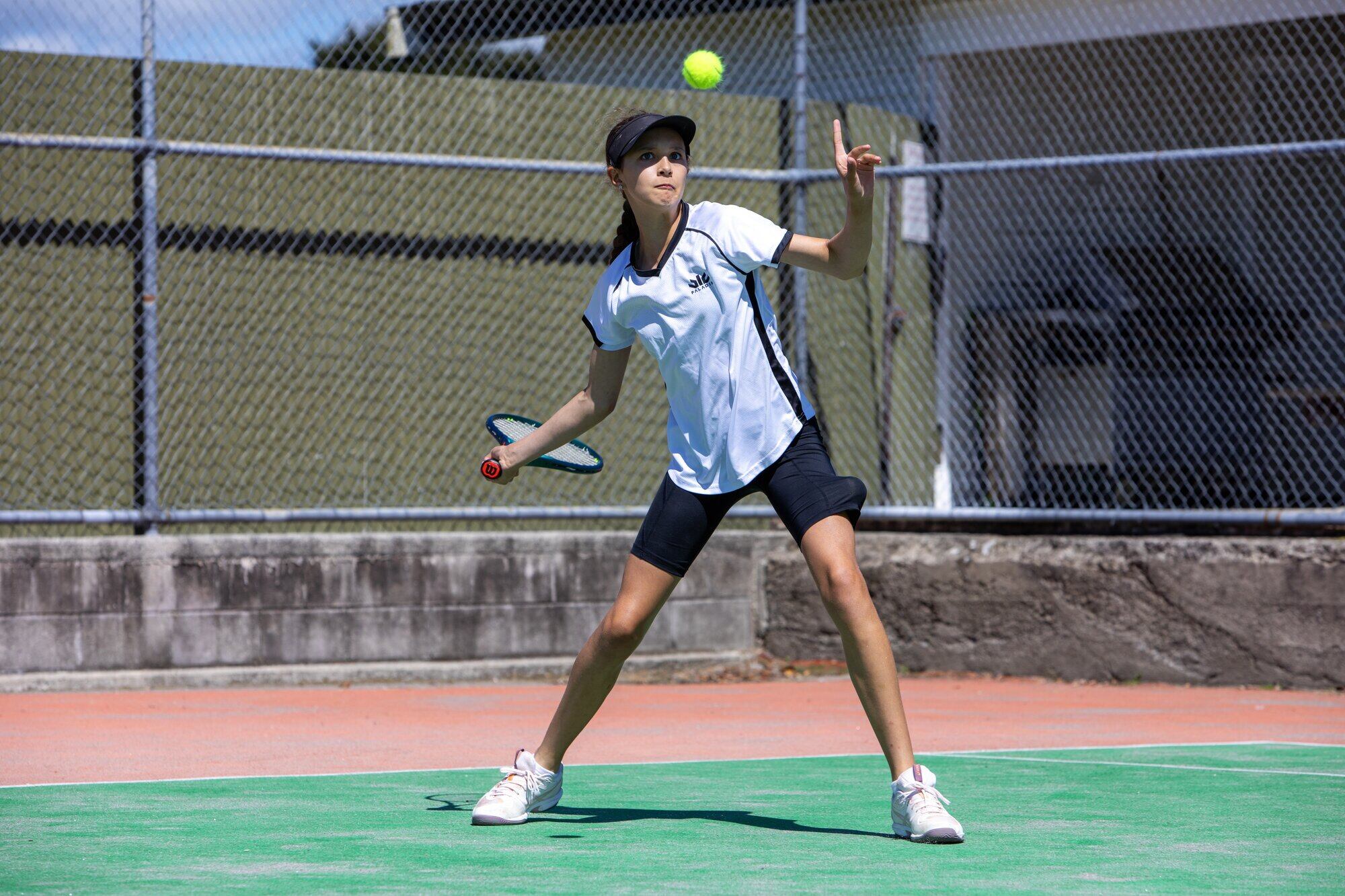 Kristiana is supported by Tennis Western Bay of Plenty and has developed her game with the help of local Bay of Plenty coaches. Photo / Kelly O'Hara