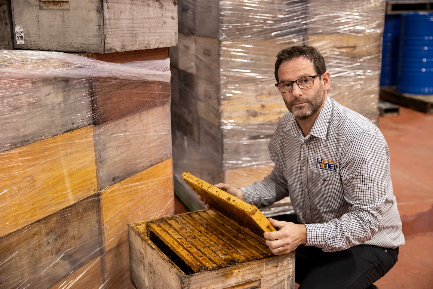 Springbank Honey owner Steven Brown. Photo / George Heard