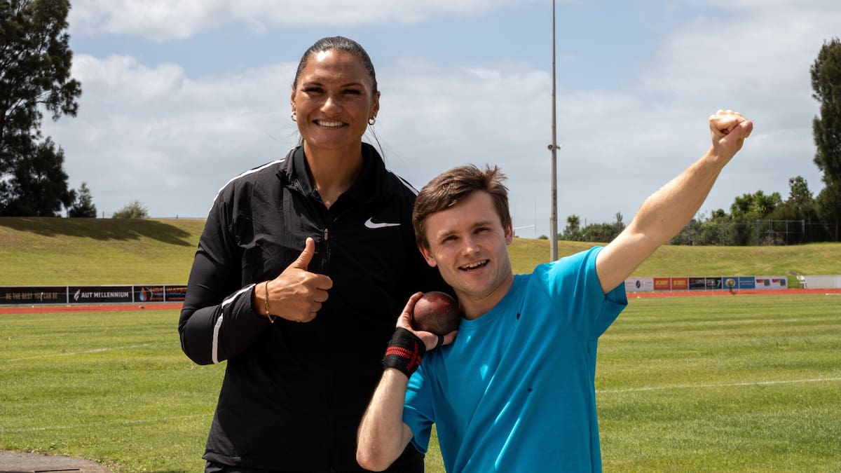 Dame Val Adams taught me how to shot put – here’s how I measured up Dame Val Adams taught me how to shot put – here’s how I measured up