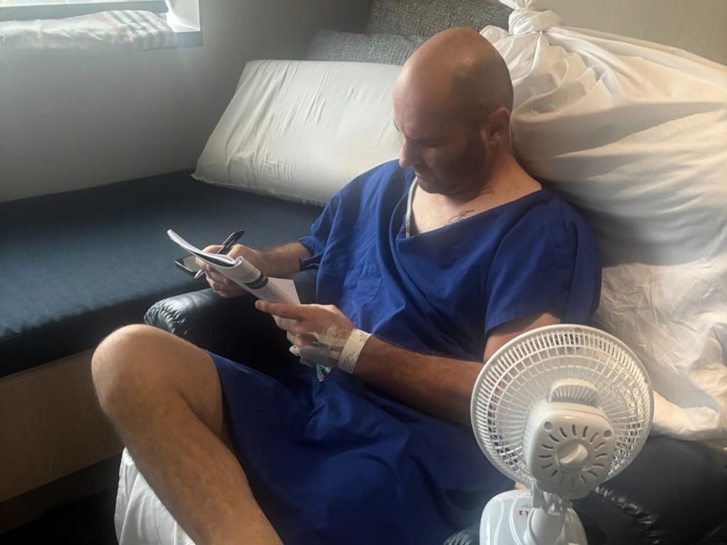 Luke Woodcock had neurosurgery but still needs chemotherapy, radiotherapy and treatments not available in New Zealand. Photo / Give a Little