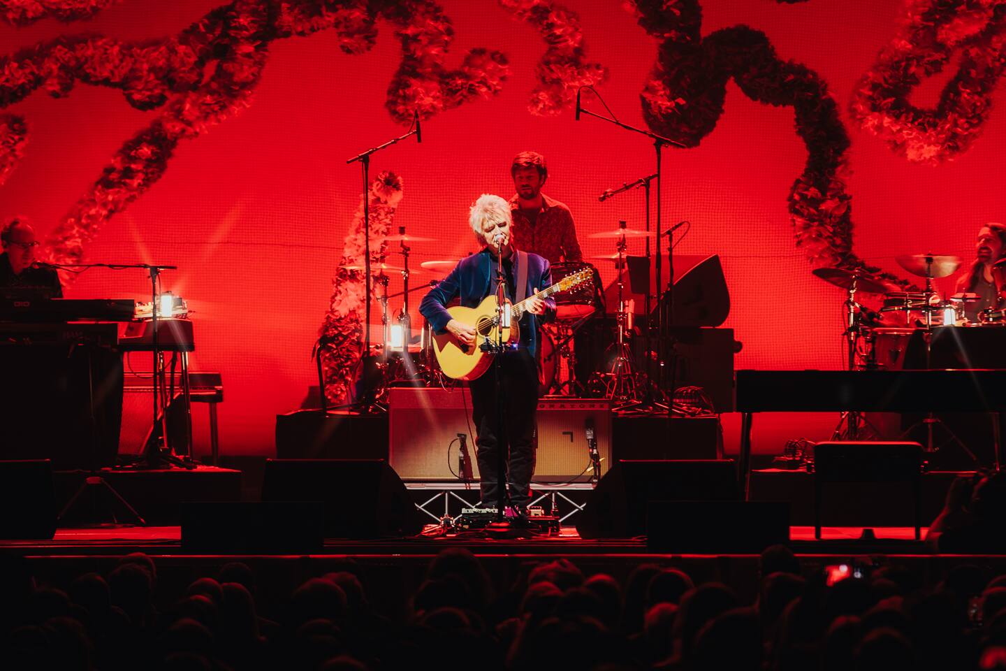 Crowded House performed at Auckland's Spark Arena, then a fan says she was charged $134 for a 10-minute taxi ride home with a driver she described as "dangerous". Photo / Chontalle Musson