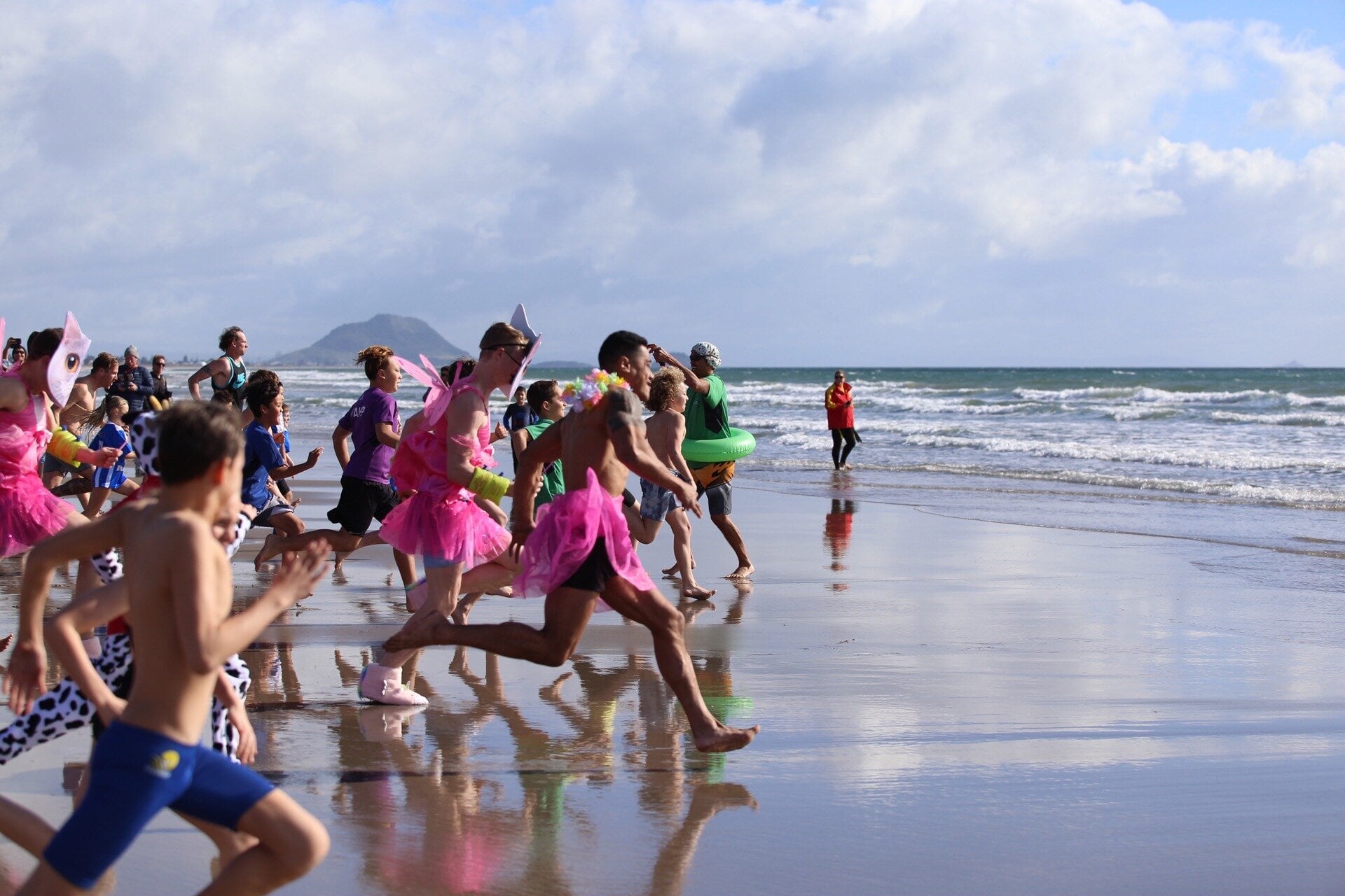  A previous Pāpāmoa Polar Plunge. Photo / Supplied