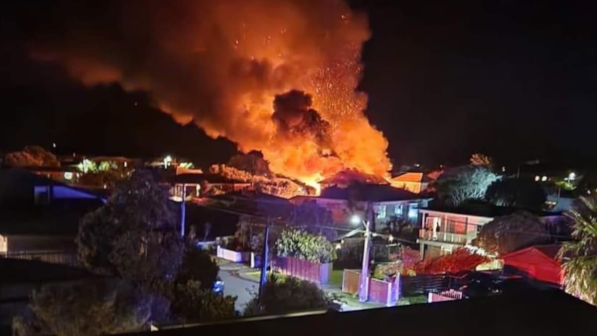 'Devastating': Home engulfed in flames north of Wellington 'Devastating': Home engulfed in flames north of Wellington