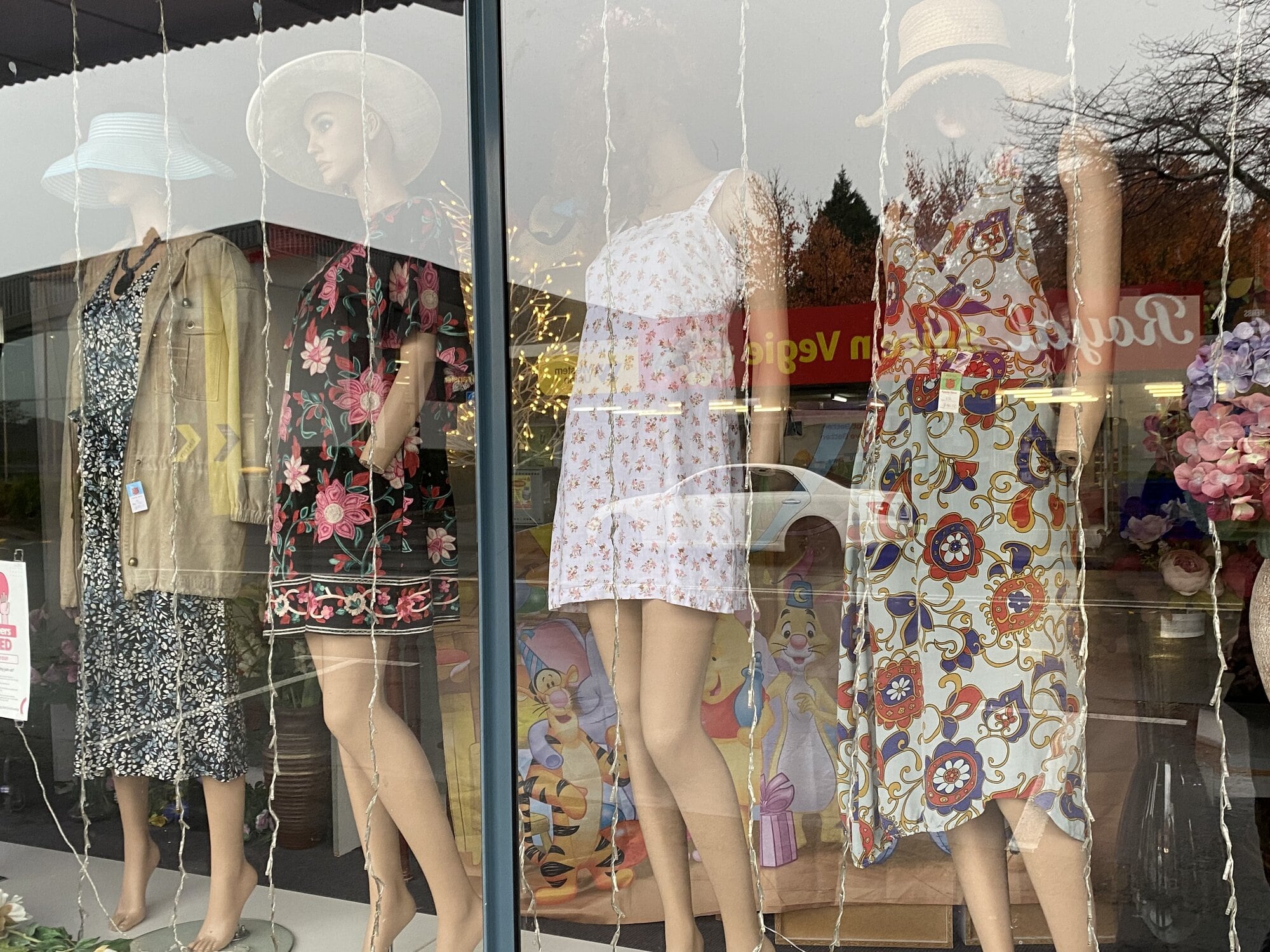 One of the windows at Greerton’s Salvation Army Family Store. Photo/Rosalie Liddle Crawford.