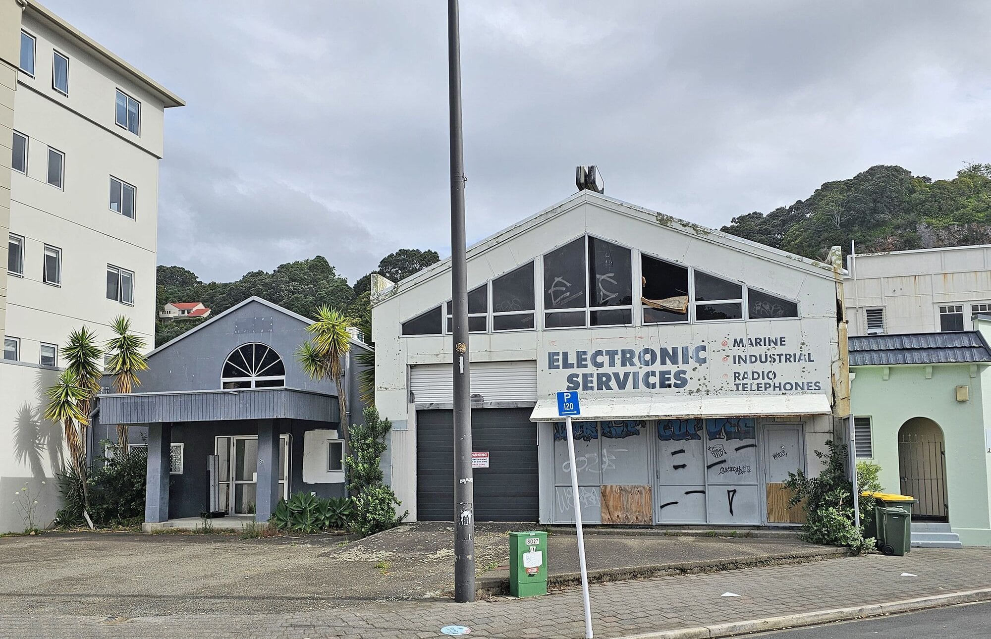 Empty buildings on Quay St are to be demolished to make way for the riverfront revitalisation project. Photo / Diane McCarthy