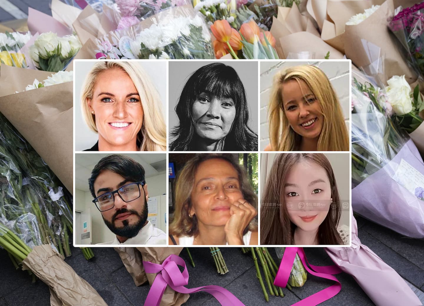 Victims of the Bondi stabbing tragedy. Photo / NZ Herald