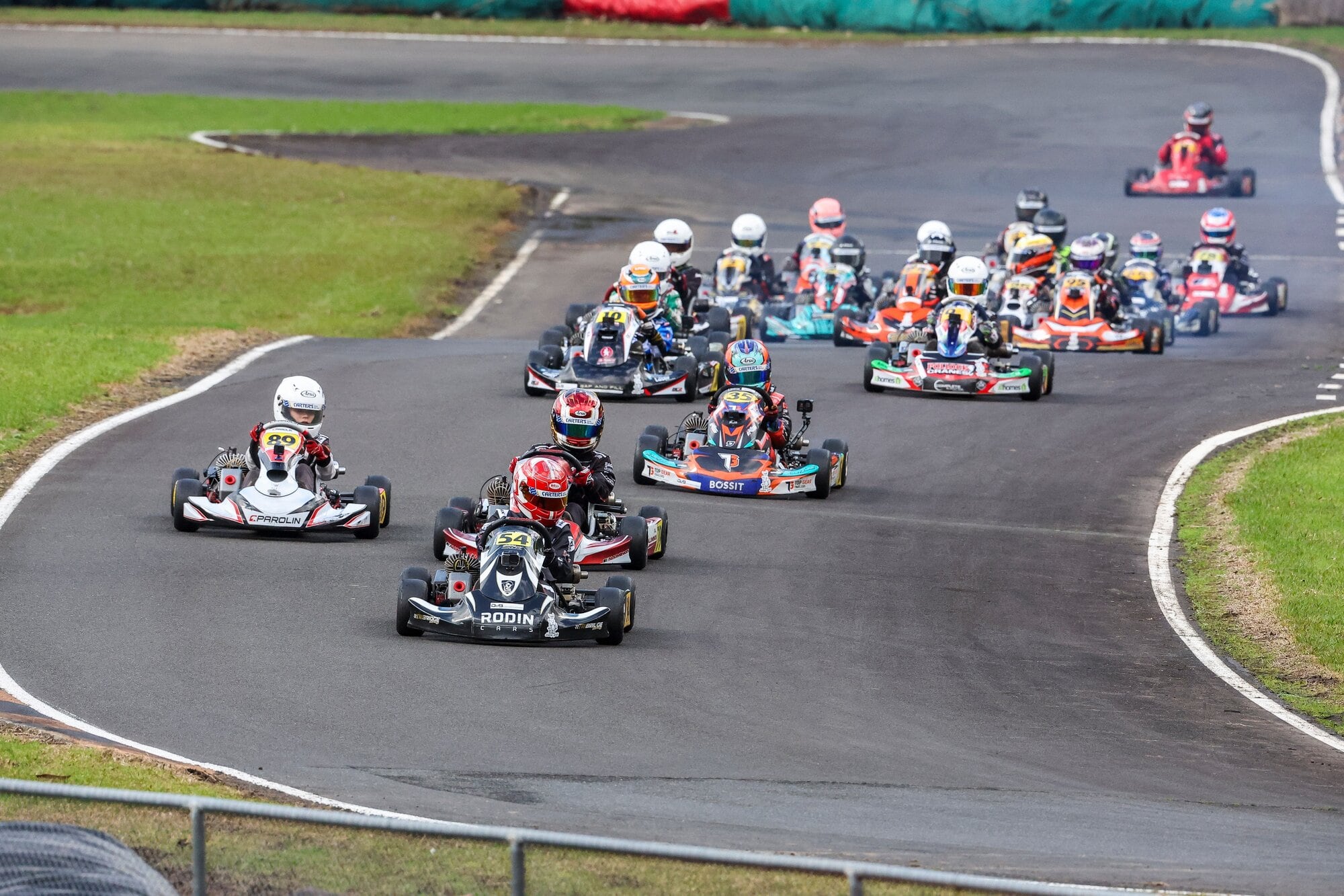 Charlie Clarke leading the race. Photo / DJ Mills, Shutter Media Group