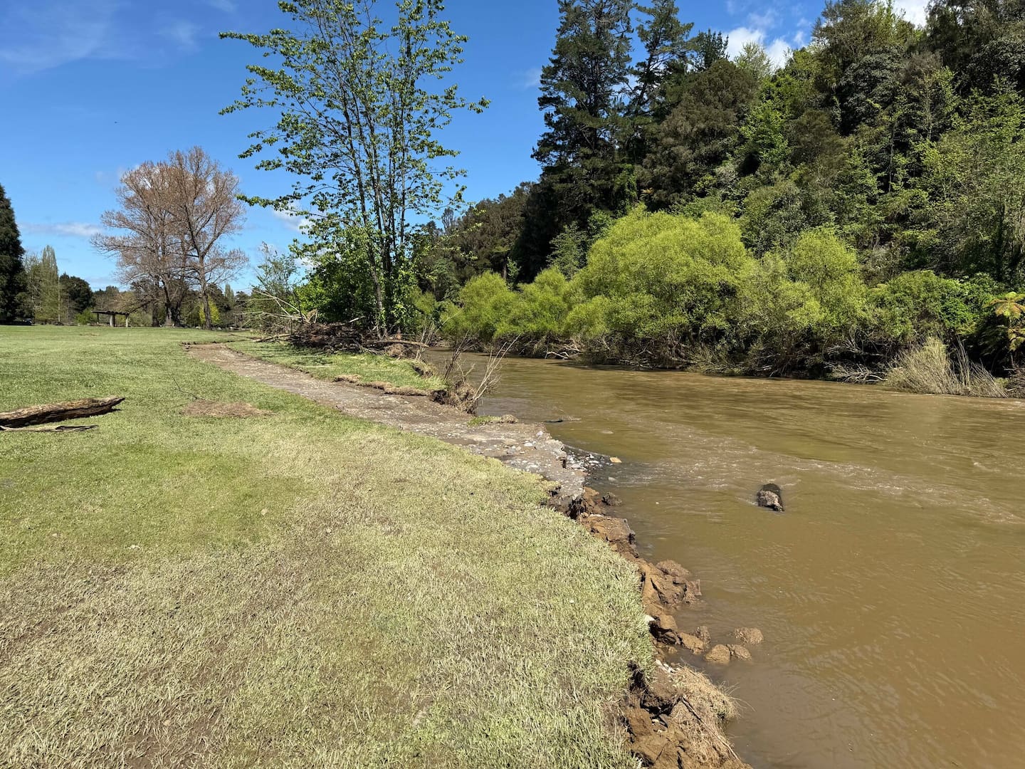 The Taumarunui River Walkway was built with the support of government grant funding. Ruapehu District Council will investigate whether further financial support would be available to help with the rebuild.