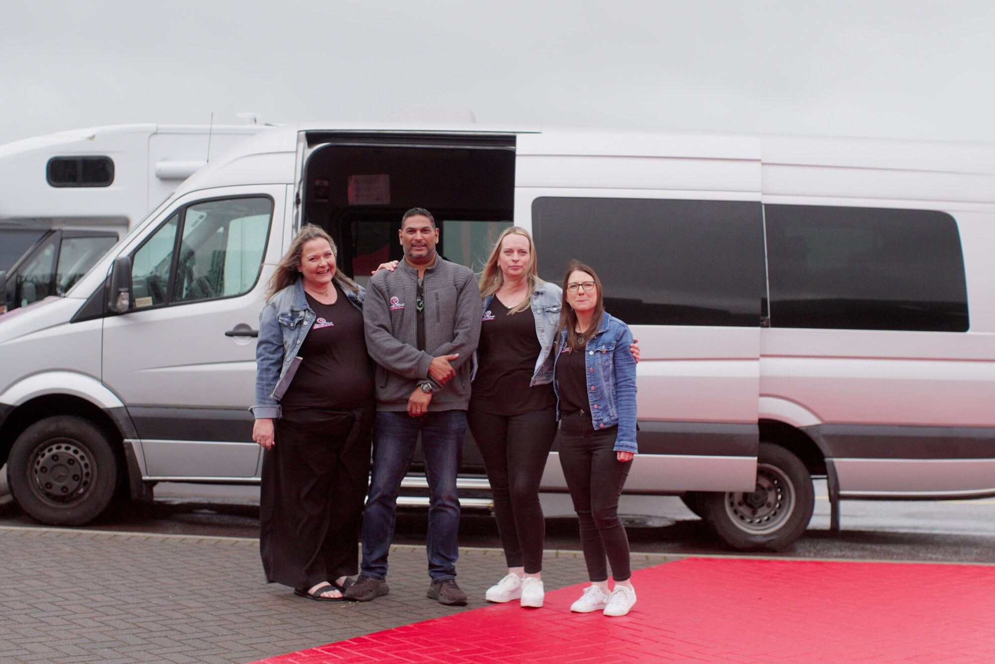  Ready2roll owners Carleen Dahya, Alan Dahya with team members Sarah Grondsma and Helen Walmsley.