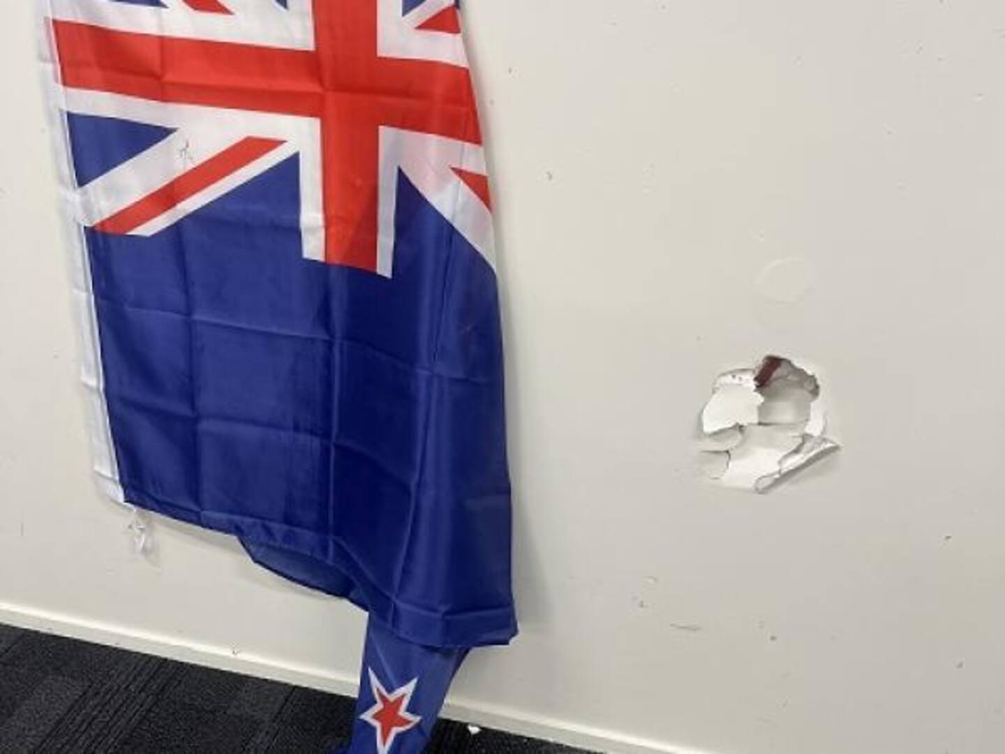 Police said the property was wrecked seemingly for the sake of it. Photo / Police