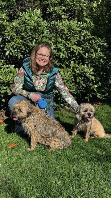 Selina McIntyre, pictured with Trev and Lily, is a dog behaviourist and trainer from Dogs Best Friend and operates in Hamilton, Waikato, Tauranga, the Western Bay of Plenty and Rotorua. Photo / Supplied