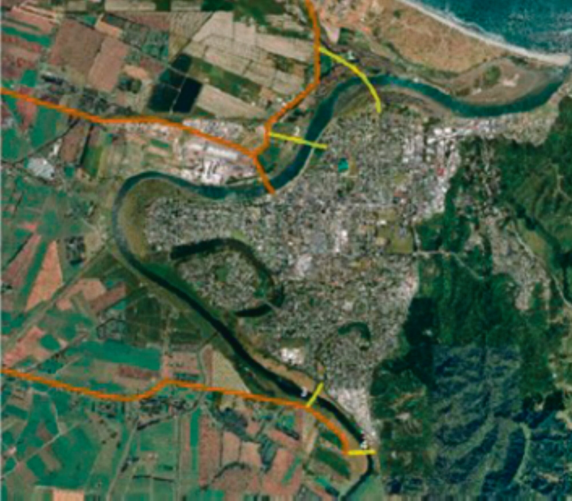  Whakatāne Mayor Victor Luca’s proposal does not advocate any particular location for a second bridge but several locations have been previously suggested, including from Keepa Rd to McGarvey Rd or Peace St, and from Rewatu Rd to Arawa Rd or Valley Rd.
