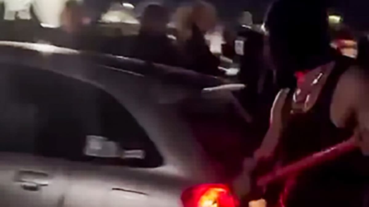 Watch: ‘Everyone swarmed in’ – Burnout driver attacked after car hit spectator at boy racer meet Watch: ‘Everyone swarmed in’ – Burnout driver attacked after car hit spectator at boy racer meet