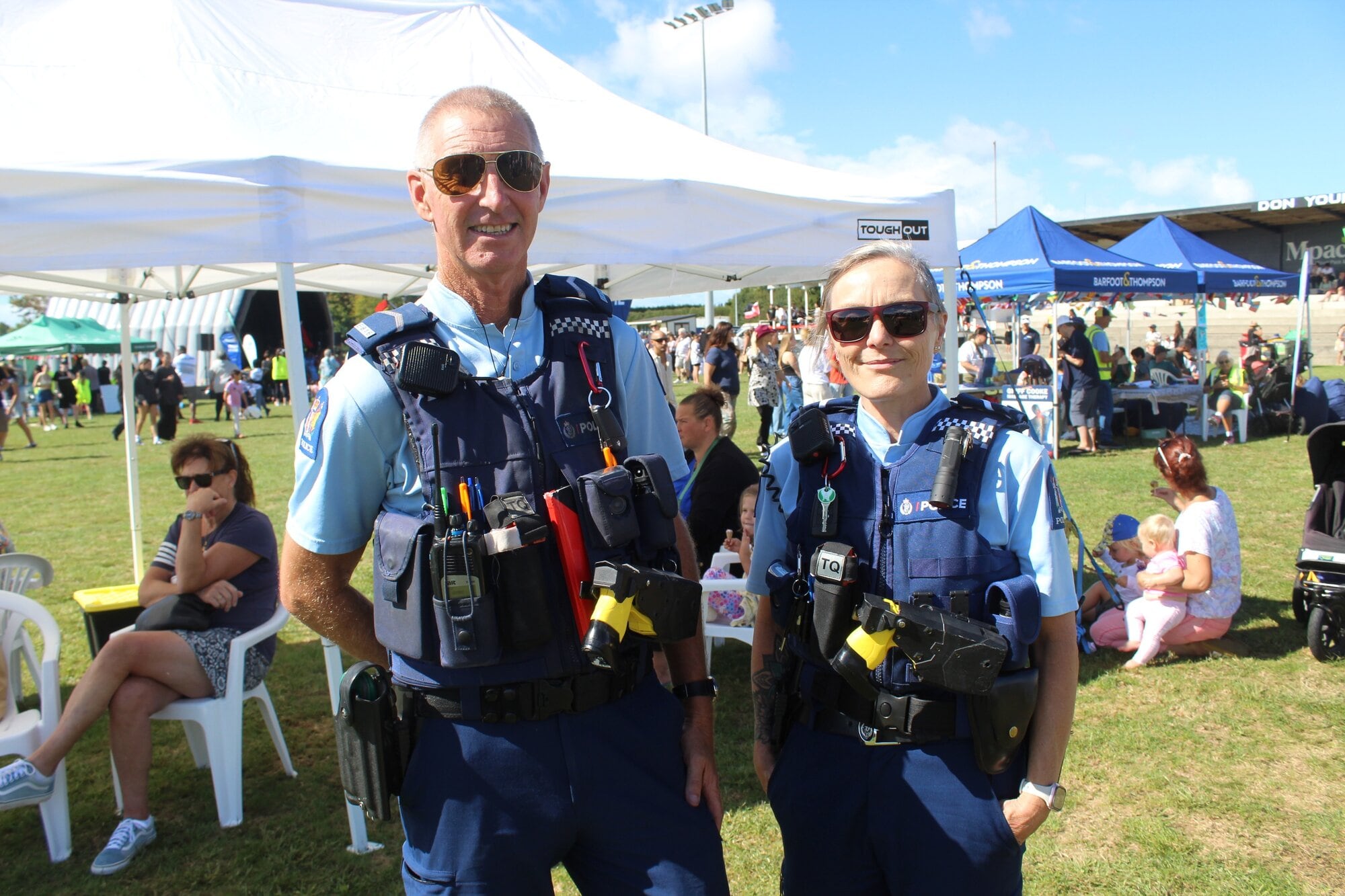  Constables from Katikati Police Station. Photo / Rebecca Mauger