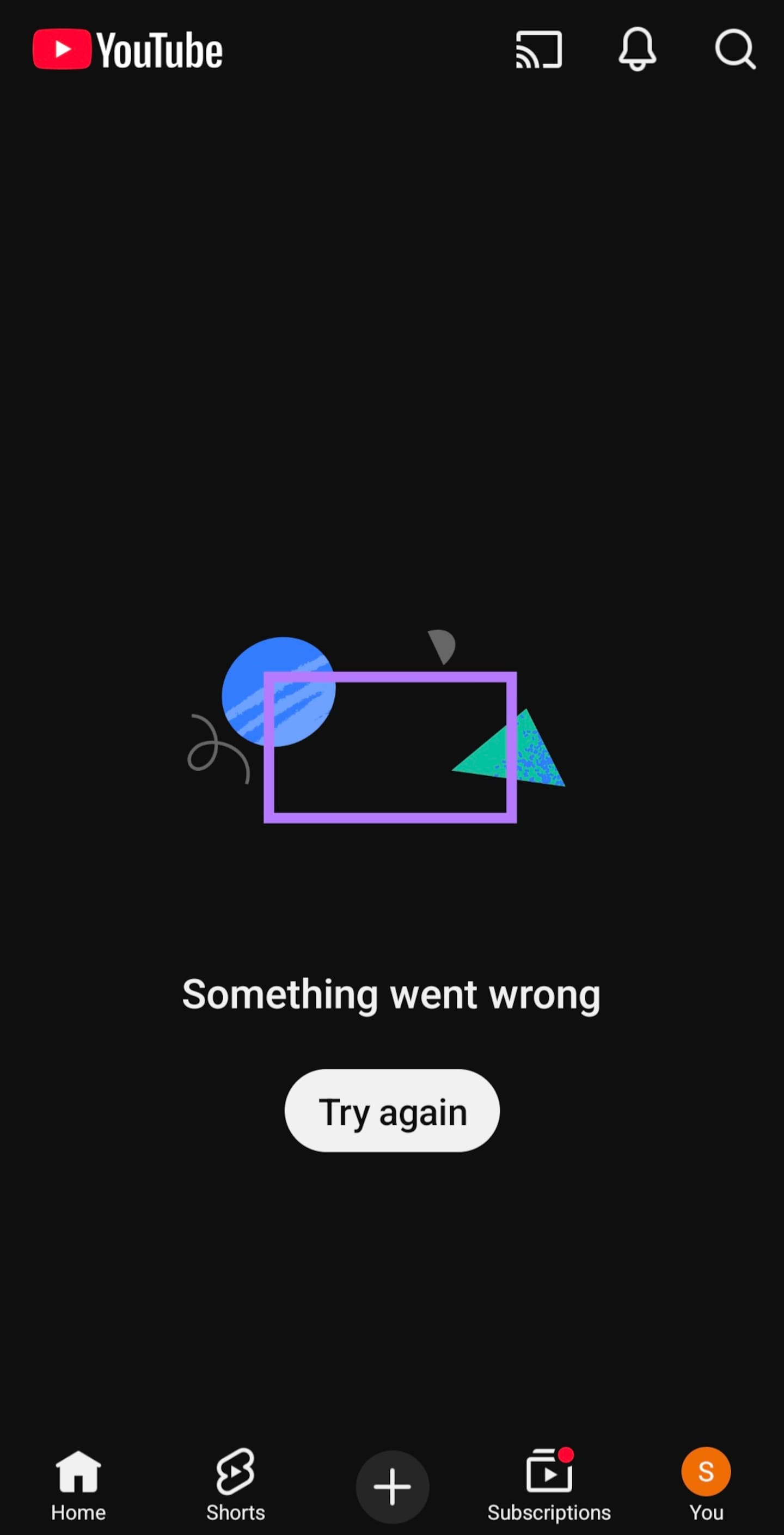Error messages are appearing on the mobile app.