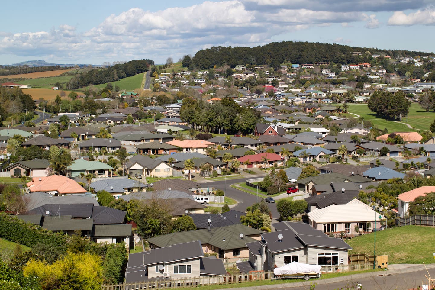 Rural areas like Pukekohe have fared better than the inner city suburbs. Photo / Richard Robinson