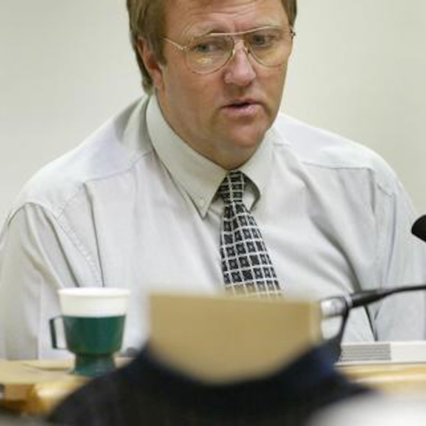 Mark Lundy during his murder trial at the Palmerston North High Court in 2002. Photo / Mark Mitchell