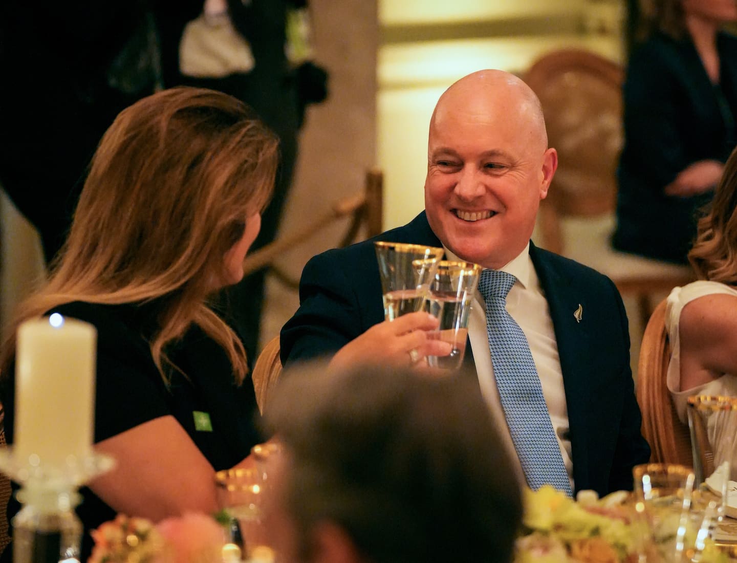 Prime Minister Christopher Luxon before The White House dinner for world leaders during the Nato summit in Washington DC. Photo / The White House